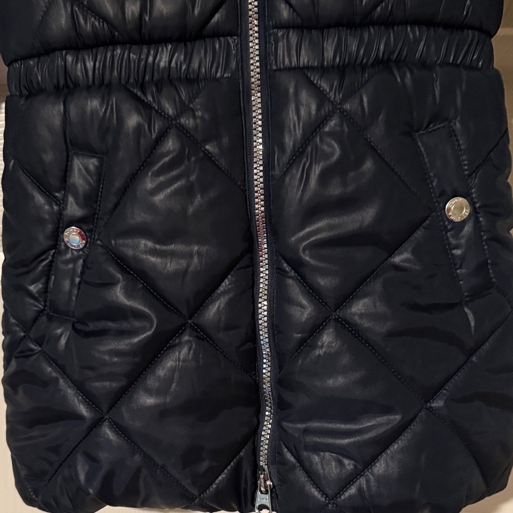 Tommy Hilfiger Girls Navy Puffer Jacket - Picture 4 of 9